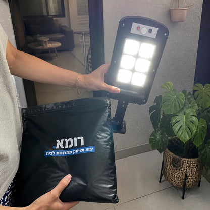 תאורה סולארית לגינה